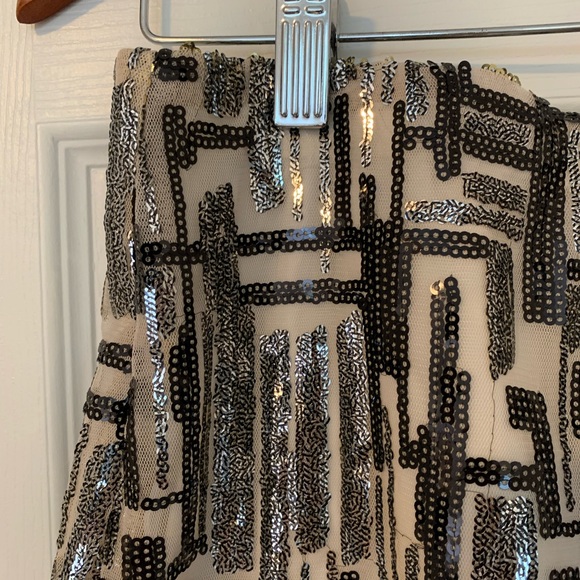 RW&Co Sequin Mini Skirt - size 0 - Picture 2 of 5